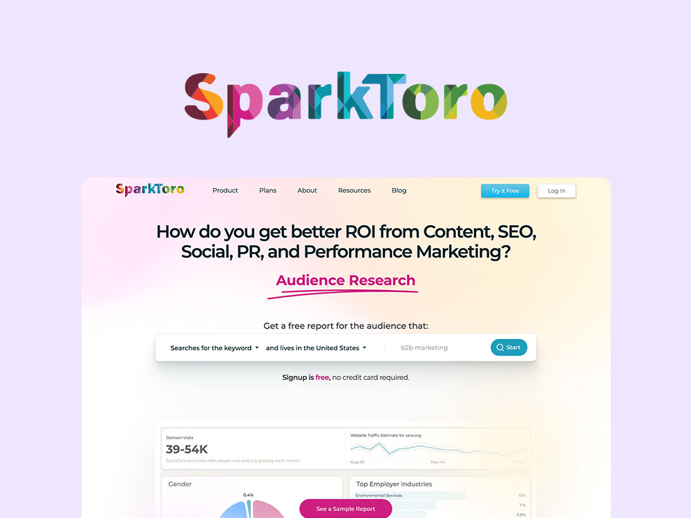 How SparkToro grew signups by 20% with Balsamiq