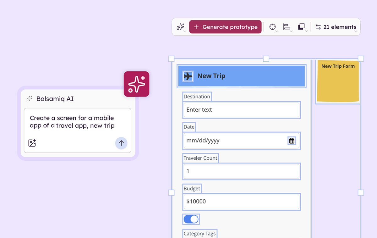 Identify the real problem with Balsamiq