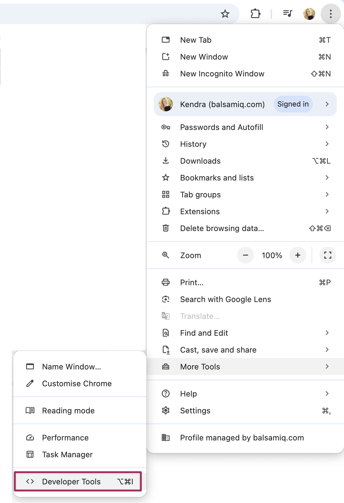 Finding Your Browser S Developer Console Balsamiq